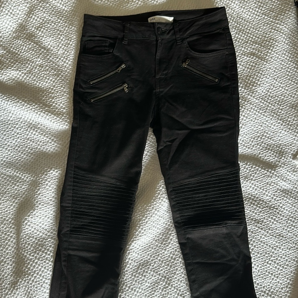 Zara black jeans size 4